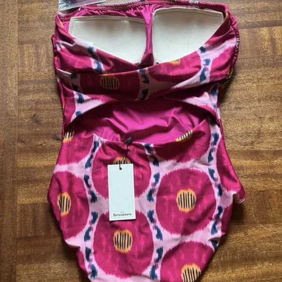 Hermoza Swim Leonor One-Piece Swimsuit, Abstract Print, Anthropologie - Picture 6 of 10